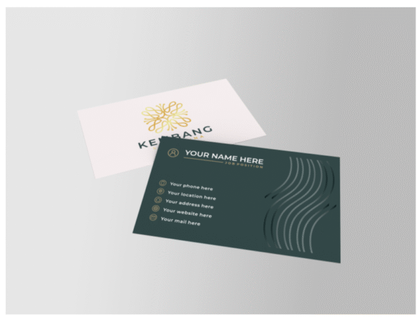 400gsm Gold Foil Spot UV Matt Lamination